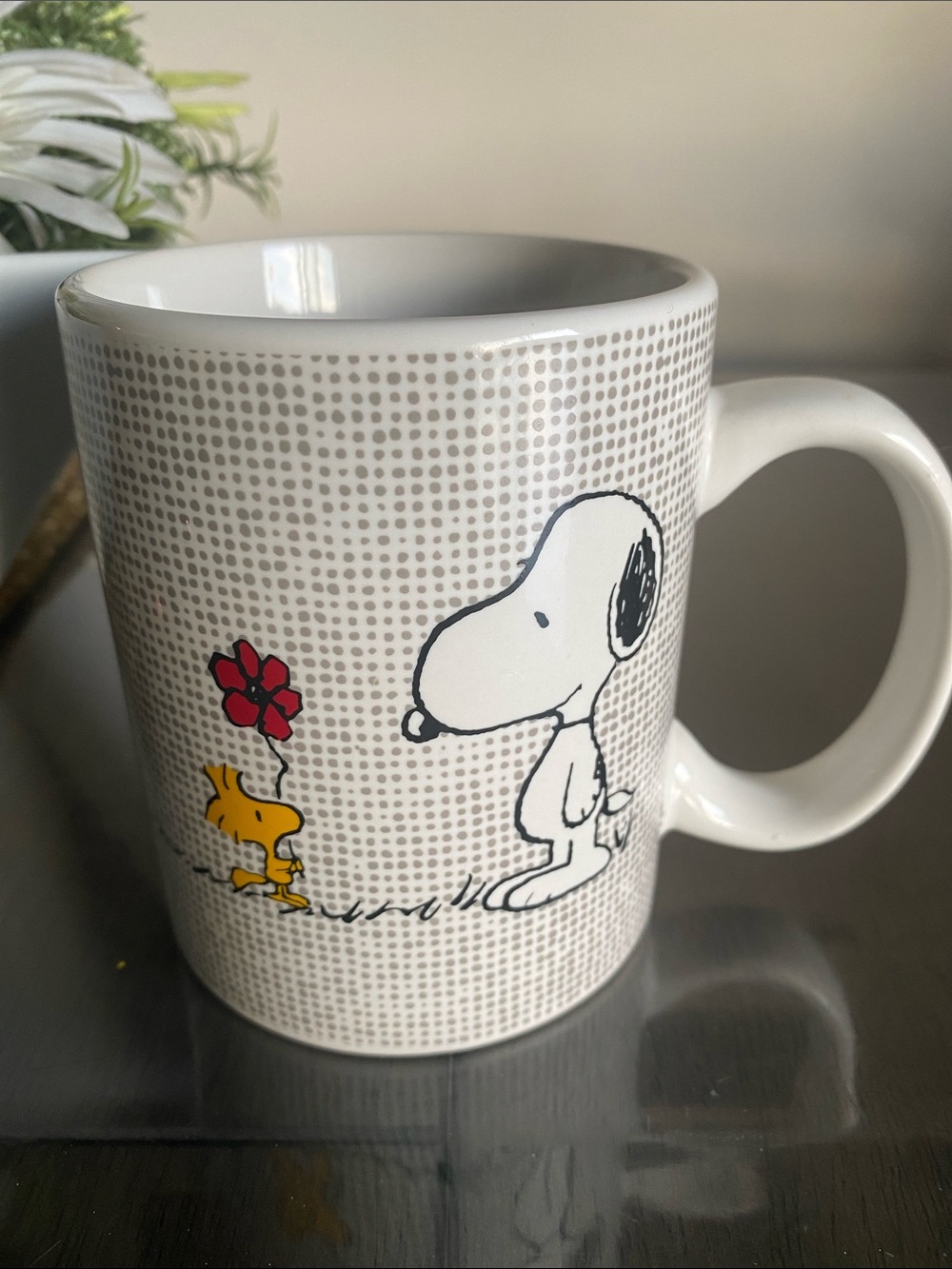 New🌈 2019 Peanuts Snoopy & Woodstock White Ceramic Coffee Mug gifts